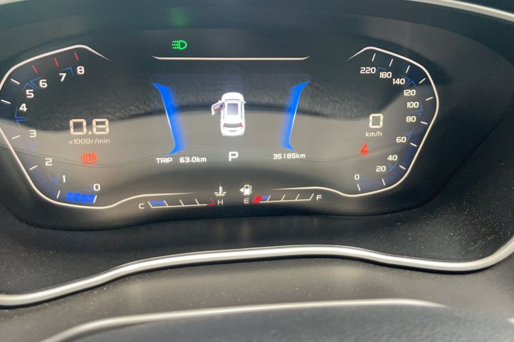 Used Geely Auto Vision X6 2018 1.4T CVT 4G Connected Luxury Version Odometer Close Up