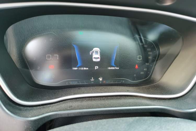 Used Geely Auto Vision X6 2018 1.4T CVT 4G Connected Luxury Version Odometer Close Up