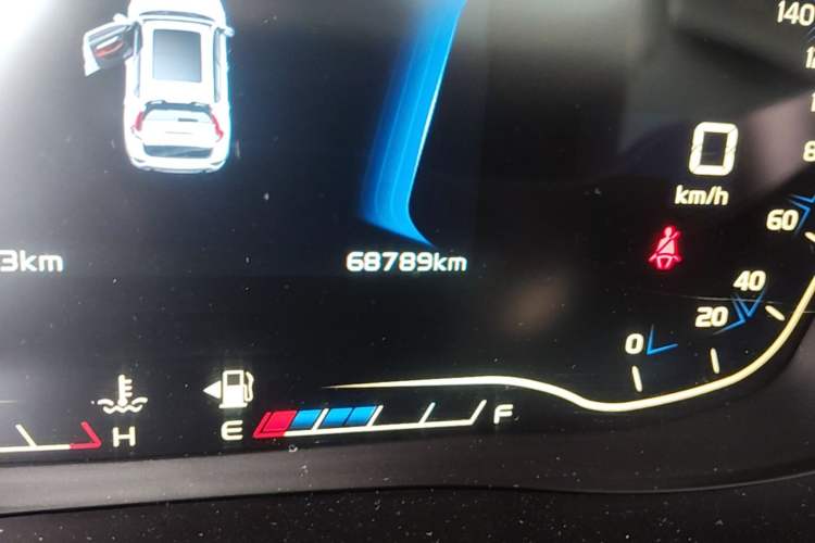 Used Geely Auto Vision X6 2018 1.8L Manual 4G Connect Luxury Edition Odometer Close Up