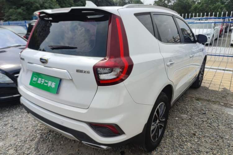 Used Geely Auto Vision X6 2018 1.4T CVT 4G Connected Flagship Edition Rear Right 45 Deg