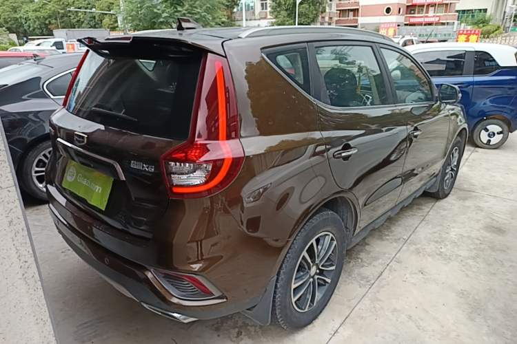 Used Geely Auto Vision X6 2019 1.4T CVT 4G Connected Luxury Version China VI Standard Rear Right 45 Deg