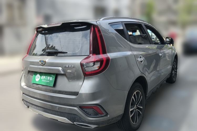 Used Geely Auto Vision X6 2019 1.4T CVT 4G Connected Flagship Version China VI Standard Rear Right 45 Deg