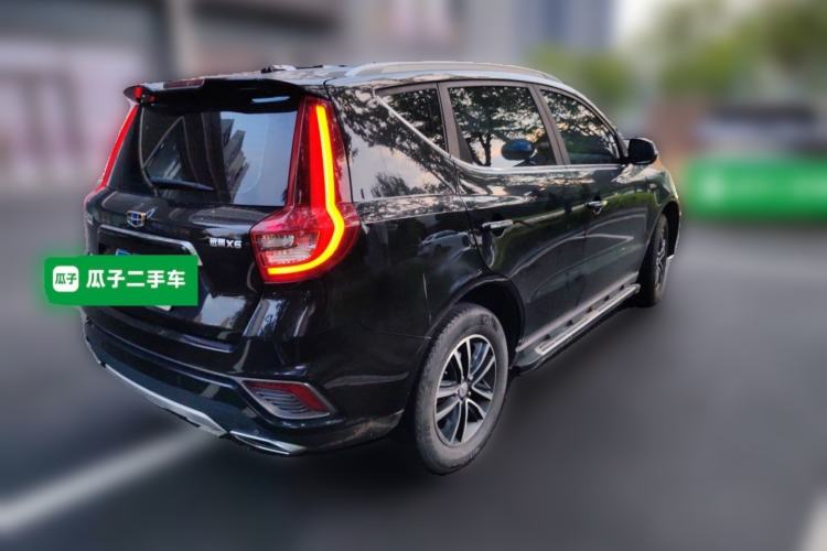 Used Geely Auto Vision X6 2019 1.4T Manual 4G Connect Luxury Model China VI Standard Rear Right 45 Deg