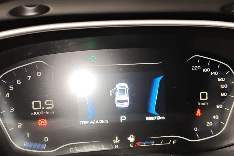 Used Geely Auto Vision X6 2019 1.4T CVT 4G Connected Luxury Version China VI Standard Instrument Cluster