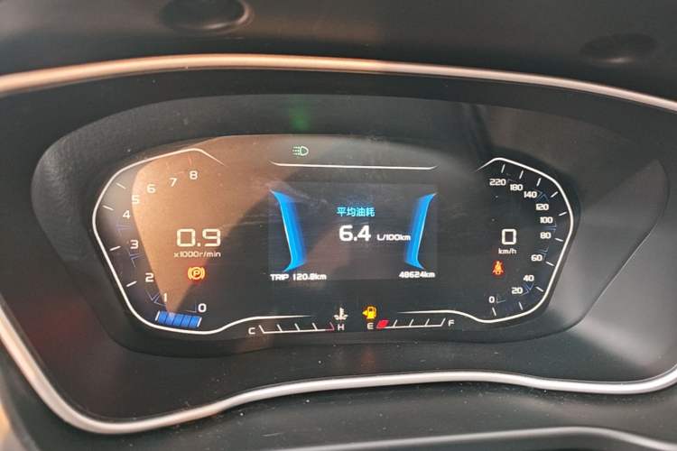 Used Geely Auto Vision X6 2019 1.4T Manual 4G Connect Luxury Model China VI Standard Instrument Cluster