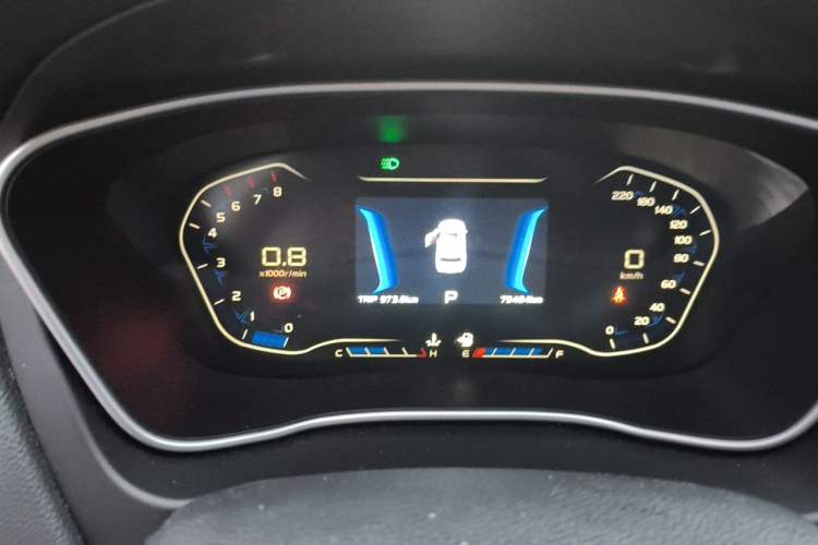 Used Geely Auto Vision X6 2019 1.4T CVT 4G Connected Luxury Version China VI Standard Instrument Cluster