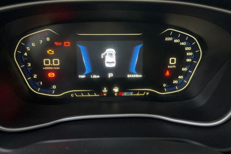 Used Geely Auto Vision X6 2019 1.4T CVT 4G Connected Luxury Version China VI Standard Odometer Close Up
