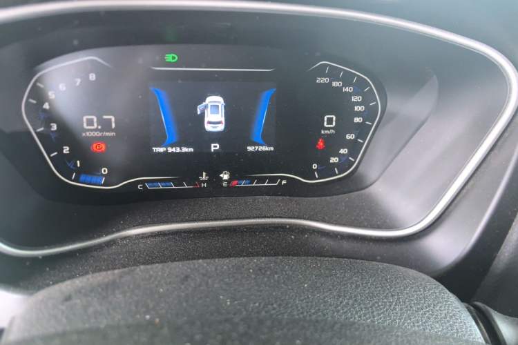 Used Geely Auto Vision X6 2019 1.4T CVT 4G Connected Luxury Version China VI Standard Odometer Close Up