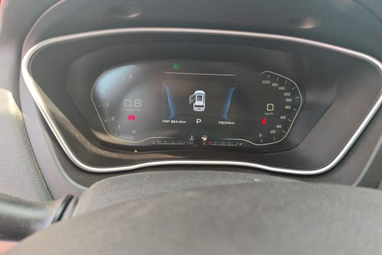 Used Geely Auto Vision X6 2019 1.4T CVT 4G Connected Luxury Version China VI Standard Odometer Close Up