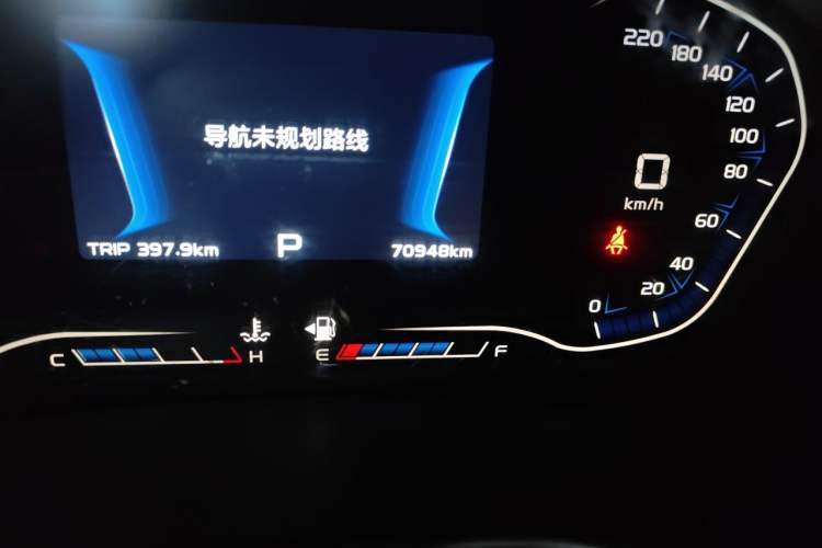 Used Geely Auto Vision X6 2019 1.4T CVT 4G Connected Luxury Version China VI Standard Odometer Close Up