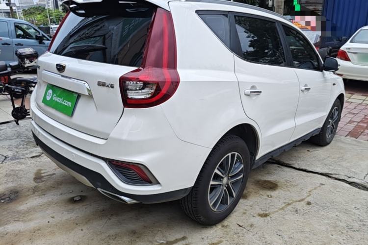 Used Geely Auto Vision X6 2019 1.4T CVT 4G Connected Luxury Version China VI Standard Rear Right 45 Deg