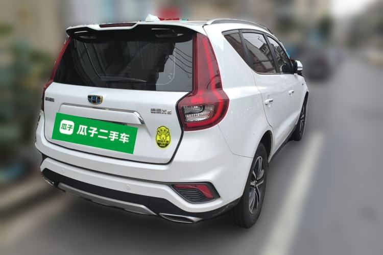 Used Geely Auto Vision X6 2019 1.4T CVT 4G Connected Luxury Version China VI Standard Rear Right 45 Deg