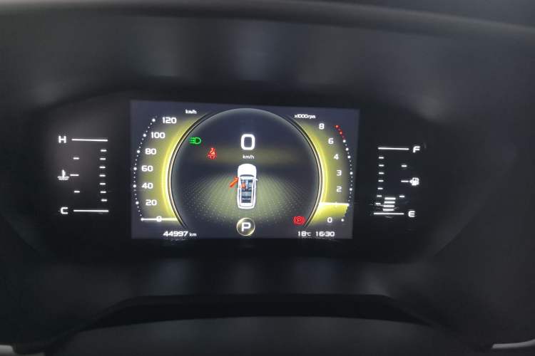 Used Geely Auto Vision X6 2020 1.4T CVT Asian Games Edition Odometer Close Up