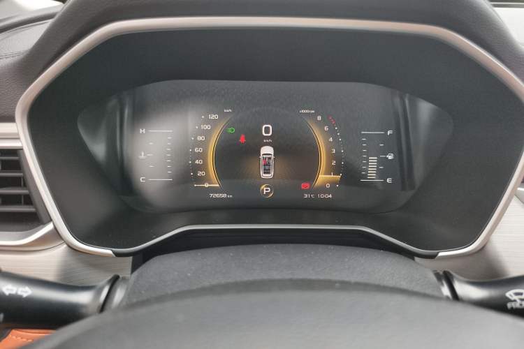 Used Geely Auto Vision X6 2020 1.4T CVT Asian Games Edition Odometer Close Up