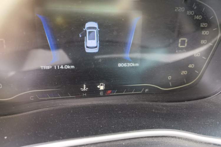 Used Geely Auto Vision X6 2020 1.4T Manual Comfort Model Odometer Close Up