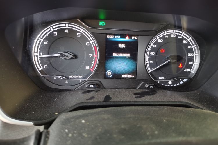 Used Geely Auto Vision X6 2020 1.4T CVT Luxury Edition Odometer Close Up