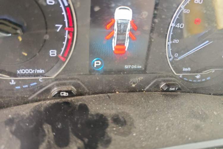 Used Geely Auto Vision X6 2020 1.4T CVT Luxury Edition Odometer Close Up