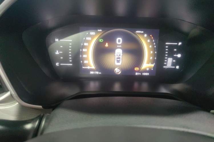 Used Geely Auto Vision X6 2020 1.4T CVT Asian Games Edition Odometer Close Up