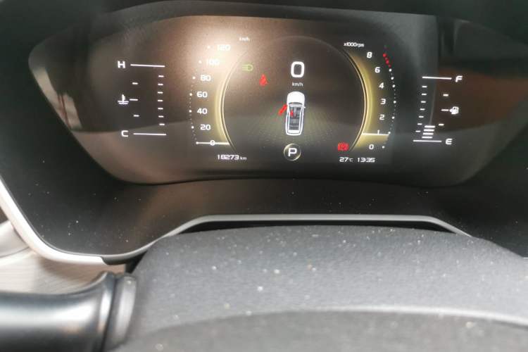 Used Geely Auto Vision X6 2020 1.4T CVT Asian Games Edition Odometer Close Up