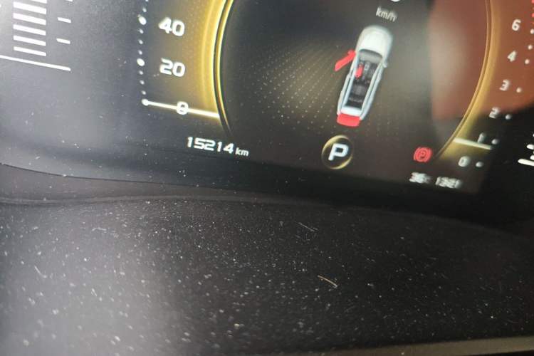 Used Geely Auto Vision X6 2020 1.4T CVT Asian Games Edition Odometer Close Up