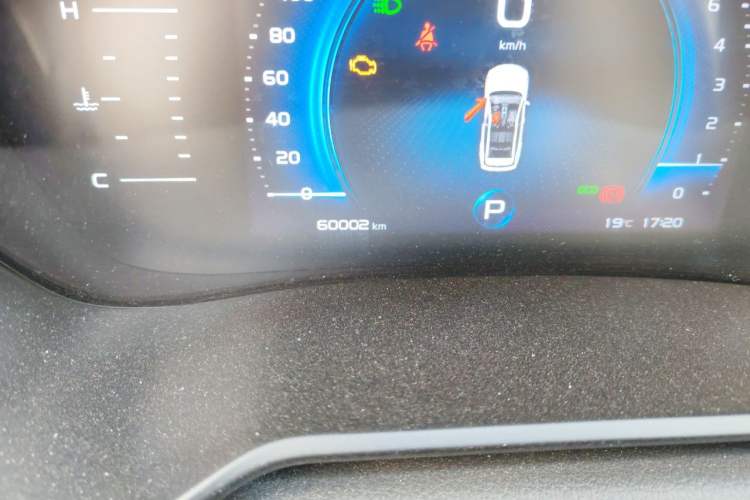 Used Geely Auto Vision X6 2020 1.4T CVT Asian Games Edition Odometer Close Up