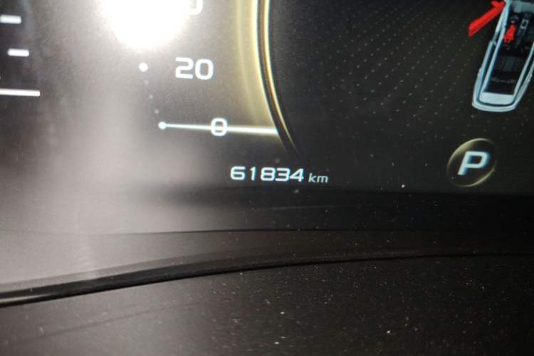 Used Geely Auto Vision X6 2020 1.4T CVT Asian Games Edition Odometer Close Up