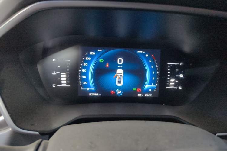 Used Geely Auto Vision X6 2020 1.4T CVT Asian Games Edition Odometer Close Up