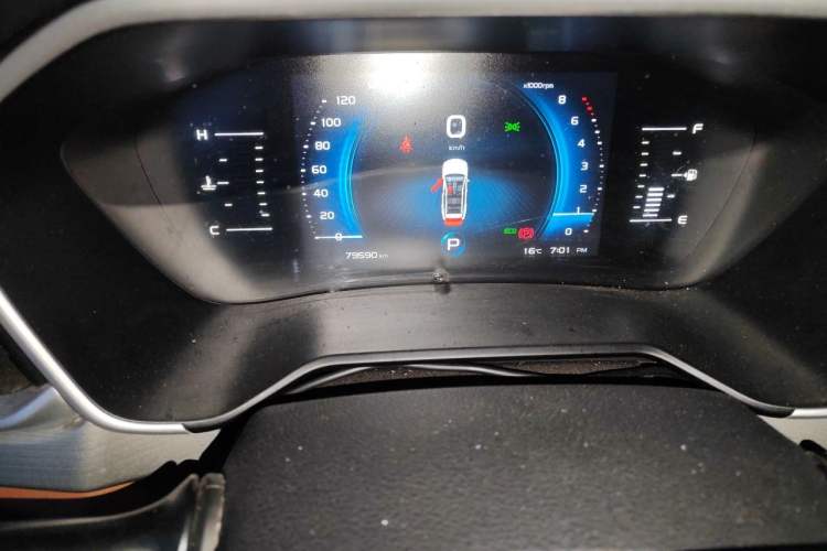 Used Geely Auto Vision X6 2020 1.4T CVT Asian Games Edition Odometer Close Up