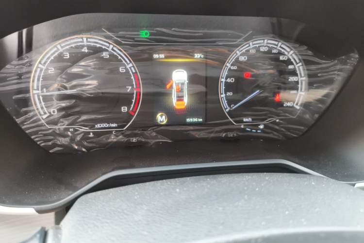 Used Geely Auto Vision X6 2021 PRO 1.4T Manual Luxury Model Odometer Close Up