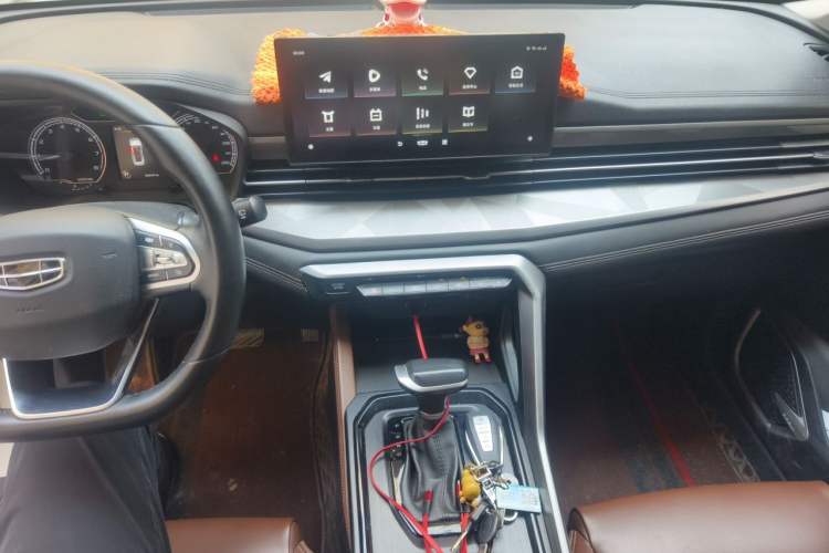 Used Geely Auto Vision X6 2021 PRO 1.4T Automatic Prestige Model Audio And AC Panel