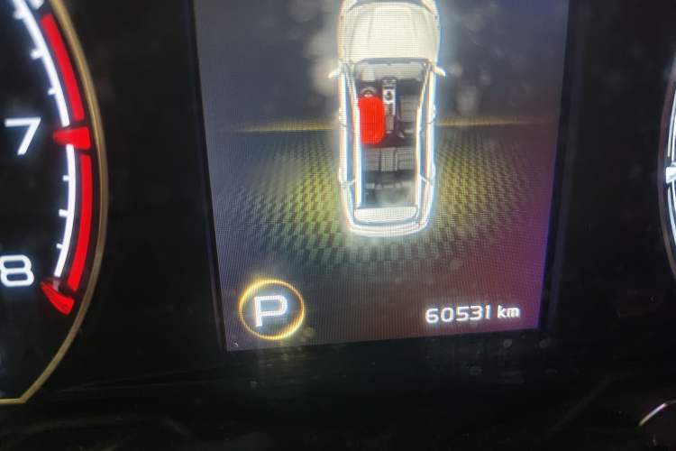 Used Geely Auto Vision X6 2021 PRO 1.4T Automatic Prestige Model Odometer Close Up