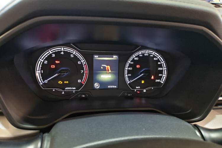 Used Geely Auto Vision X6 2021 PRO 1.4T Automatic Prestige Model Odometer Close Up