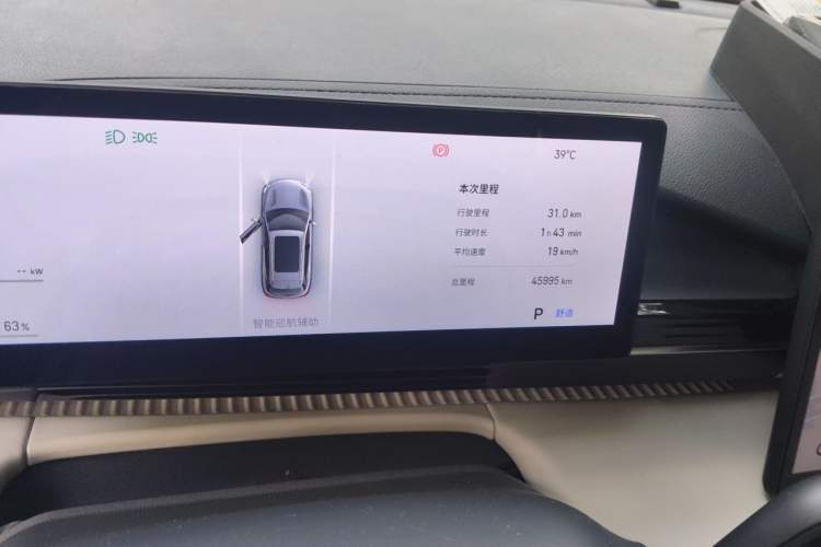 Used Geely Galaxy E5 2024 440km Launch Edition Odometer Close Up