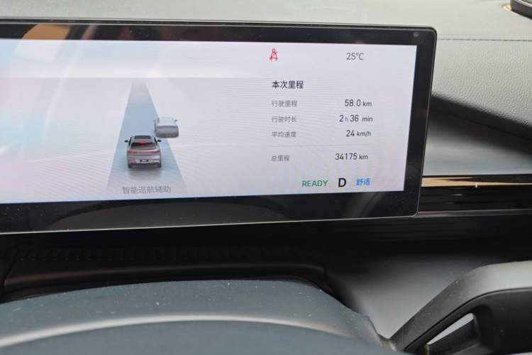 Used Geely Galaxy E5 2024 440km Exploration Version Odometer Close Up