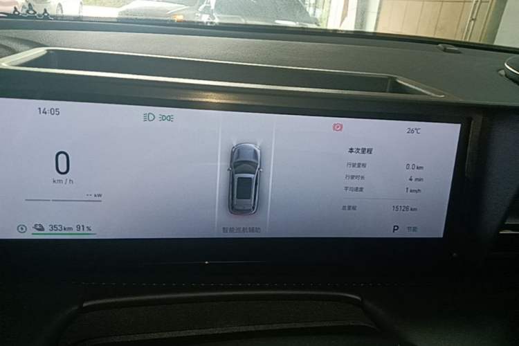 Used Geely Galaxy E5 2024 440km Exploration Version Instrument Cluster