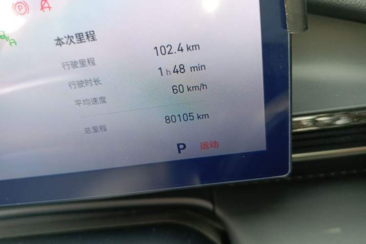 Used Geely Galaxy E5 2024 530 km Exploration+ Version Odometer Close Up