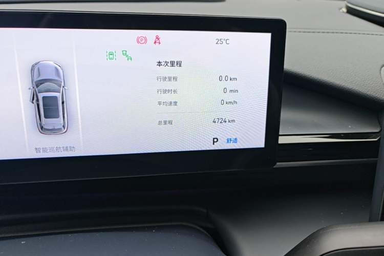 Used Geely Galaxy E5 2026 Model 610km Exploration+ Edition Odometer Close Up