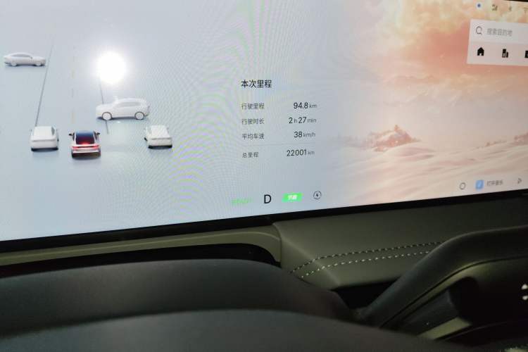 Used Geely Galaxy E8 2025 575 km Intelligent Driving Edition Odometer Close Up