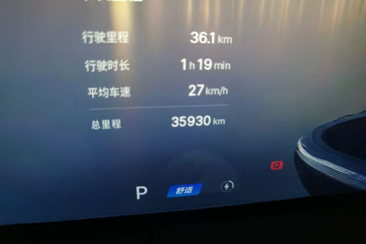 Used Geely Galaxy E8 2024 550 km Range Rear-Drive MAX Odometer Close Up