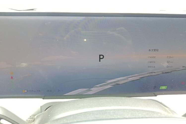 Used Geely Galaxy E8 2024 665 km Range Rear-Drive Starship Long-Range Version Instrument Cluster
