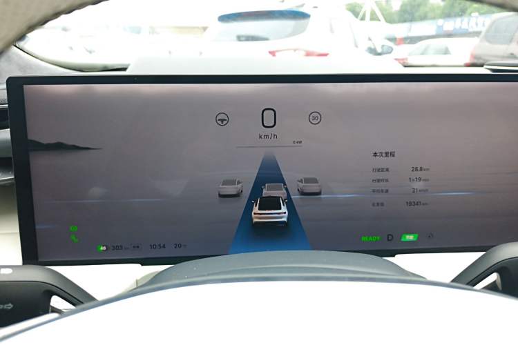 Used Geely Galaxy E8 2024 665 km Range Rear-Drive Starship Long-Range Version Instrument Cluster