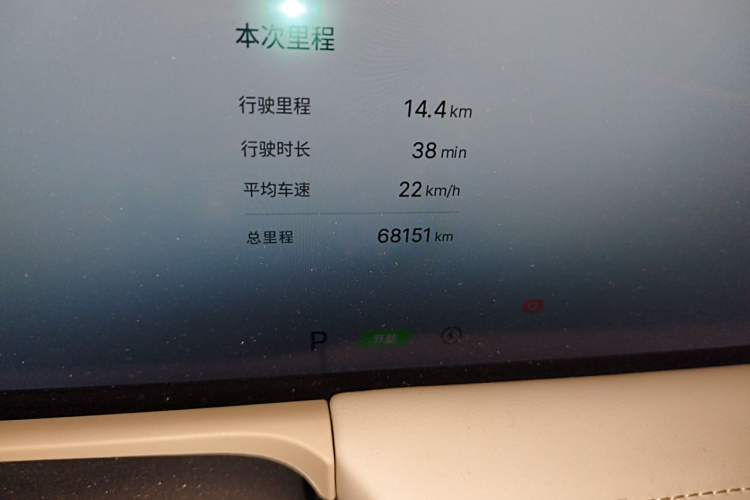 Used Geely Galaxy E8 2024 550 km Range Rear-Drive MAX Odometer Close Up