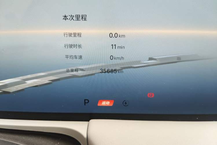 Used Geely Galaxy E8 2024 665 km Range Rear-Drive Starship Long-Range Version Odometer Close Up