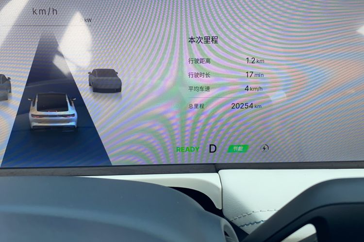 Used Geely Galaxy E8 2024 665 km Range Rear-Drive Starship Long-Range Version Odometer Close Up