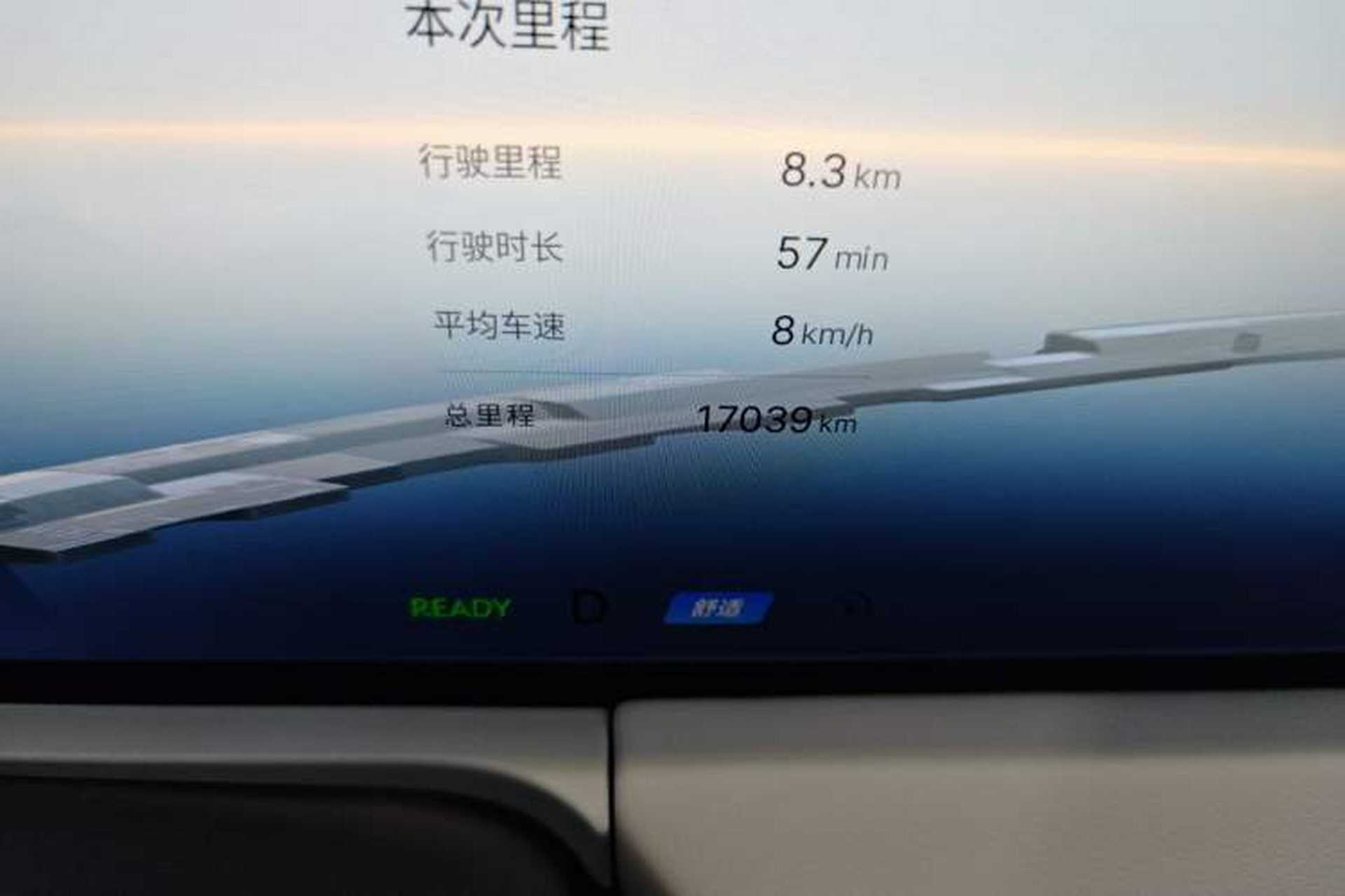 Used Geely Galaxy E8 2024 665 km Range Rear-Drive Starship Long-Range Version Odometer Close Up