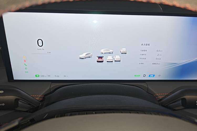 Used Geely Galaxy E8 2025 620 km All-Wheel Drive Starship LiDAR-Enabled Intelligent Driving Version Instrument Cluster