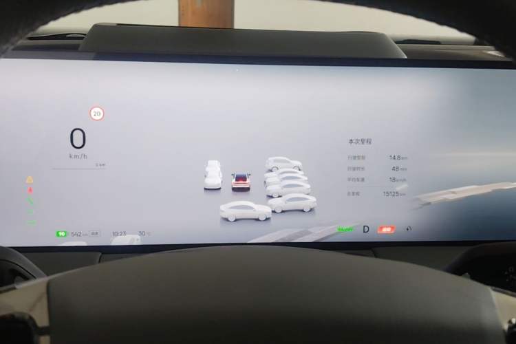 Used Geely Galaxy E8 2025 700 km Long-Range Intelligent Driving Version Instrument Cluster