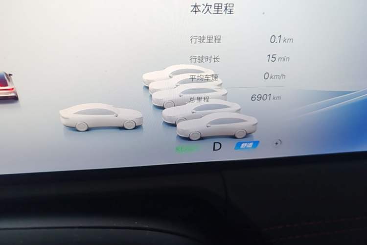 Used Geely Galaxy E8 2025 620 km All-Wheel Drive Starship LiDAR-Enabled Intelligent Driving Version Odometer Close Up