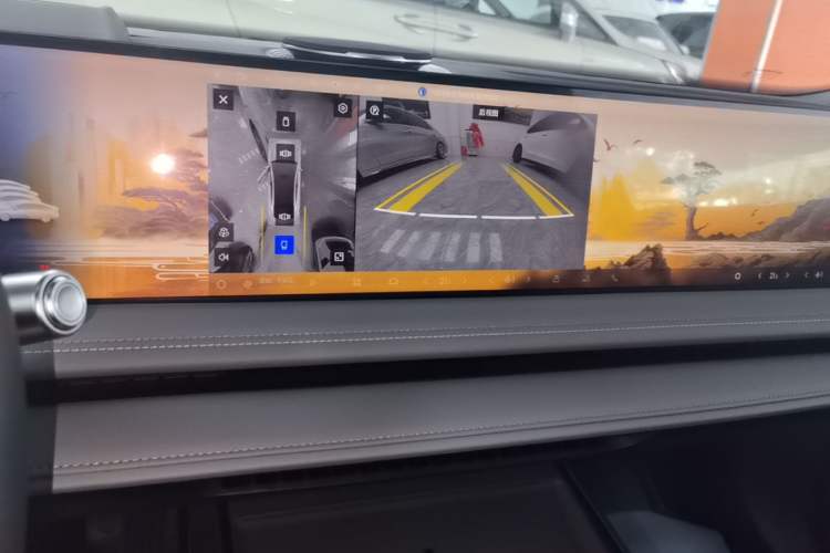 Used Geely Galaxy E8 2025 700 km Long-Range Intelligent Driving Version Audio And AC Panel