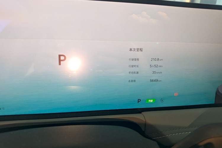 Used Geely Galaxy E8 2025 Model—610km Prestige Version Instrument Cluster